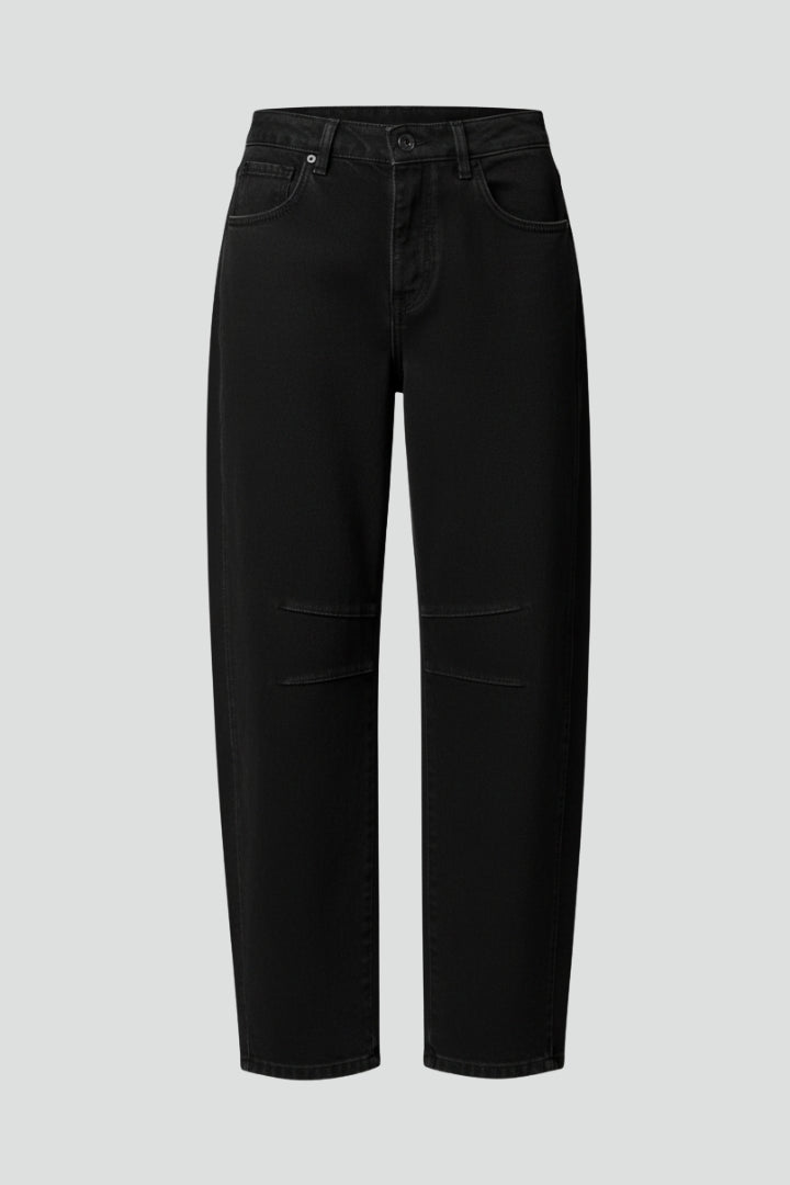 Women’s high-waist stretch wide-leg denim jeans by Jesie-London, showcasing a relaxed fit and stylish silhouette.