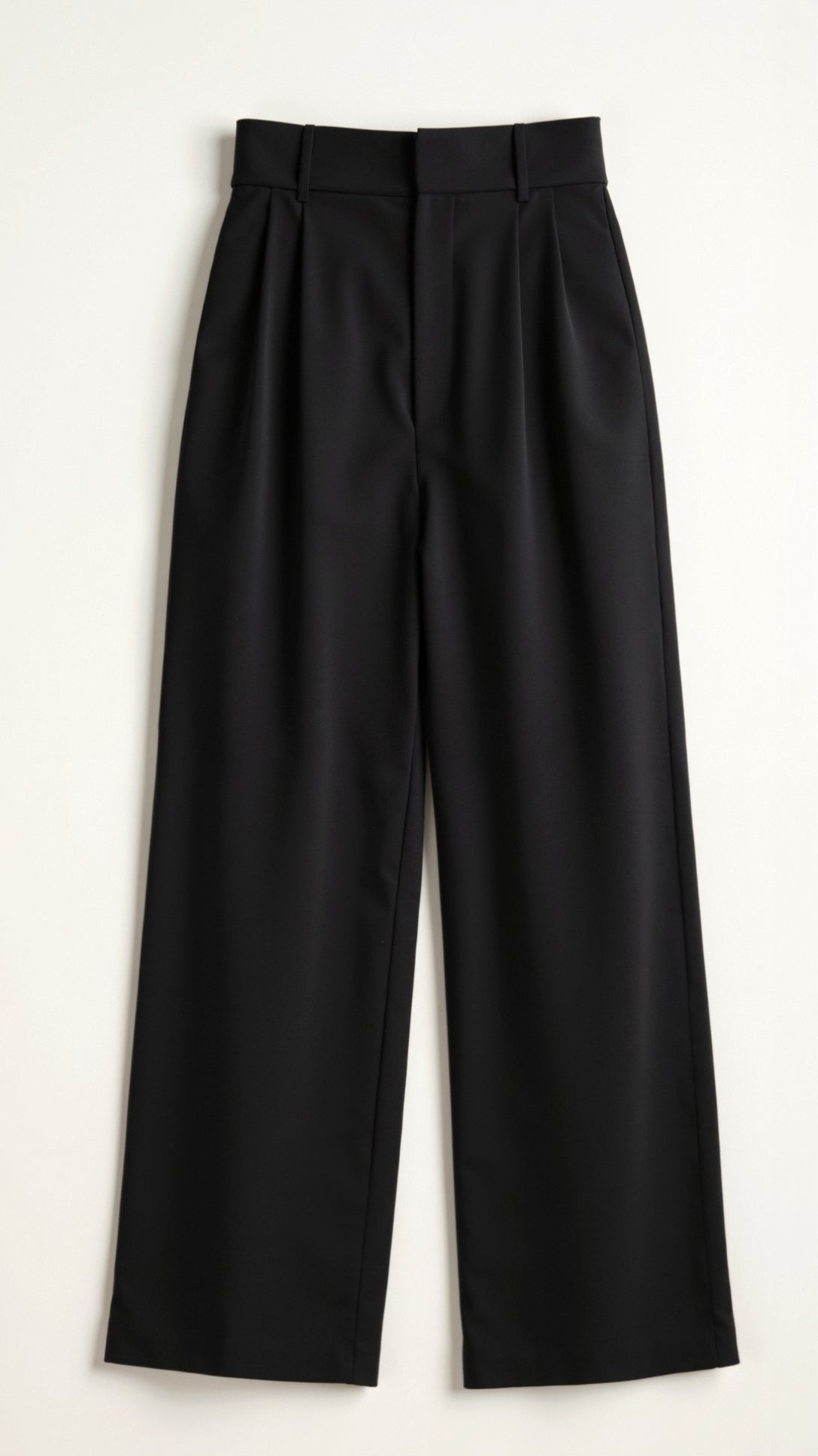Elsie women's high-waisted wide-leg trousers with pleated front, stylish and comfortable women's trousers by Jesie-London.