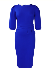 Elegant women's waist tie pencil shorts dress by Jesie-London, featuring a sophisticated silhouette and stylish design.