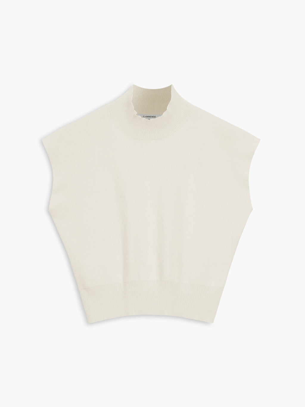 Jesie-London Stella women's mock neck short sleeve casual top in solid color, perfect for relaxed everyday wear.