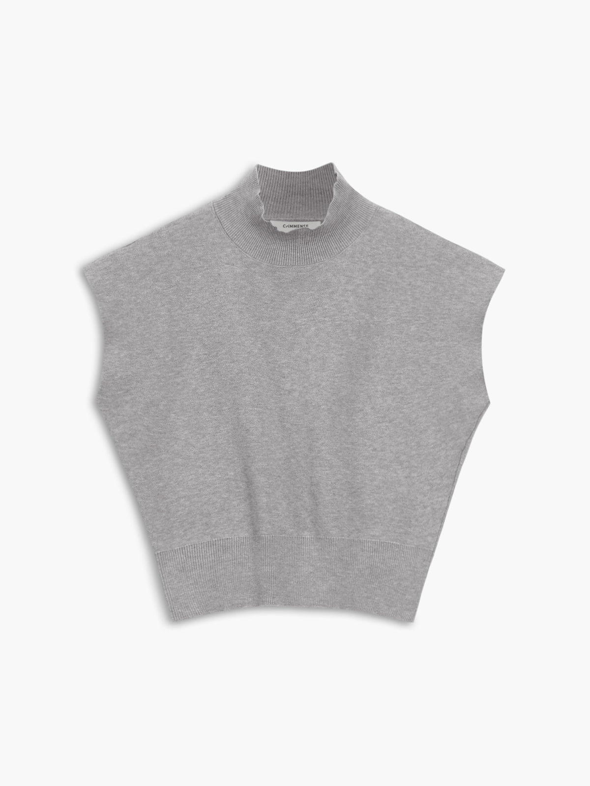 Jesie-London Stella women's short sleeve mock neck casual top in solid color, perfect for everyday wear.