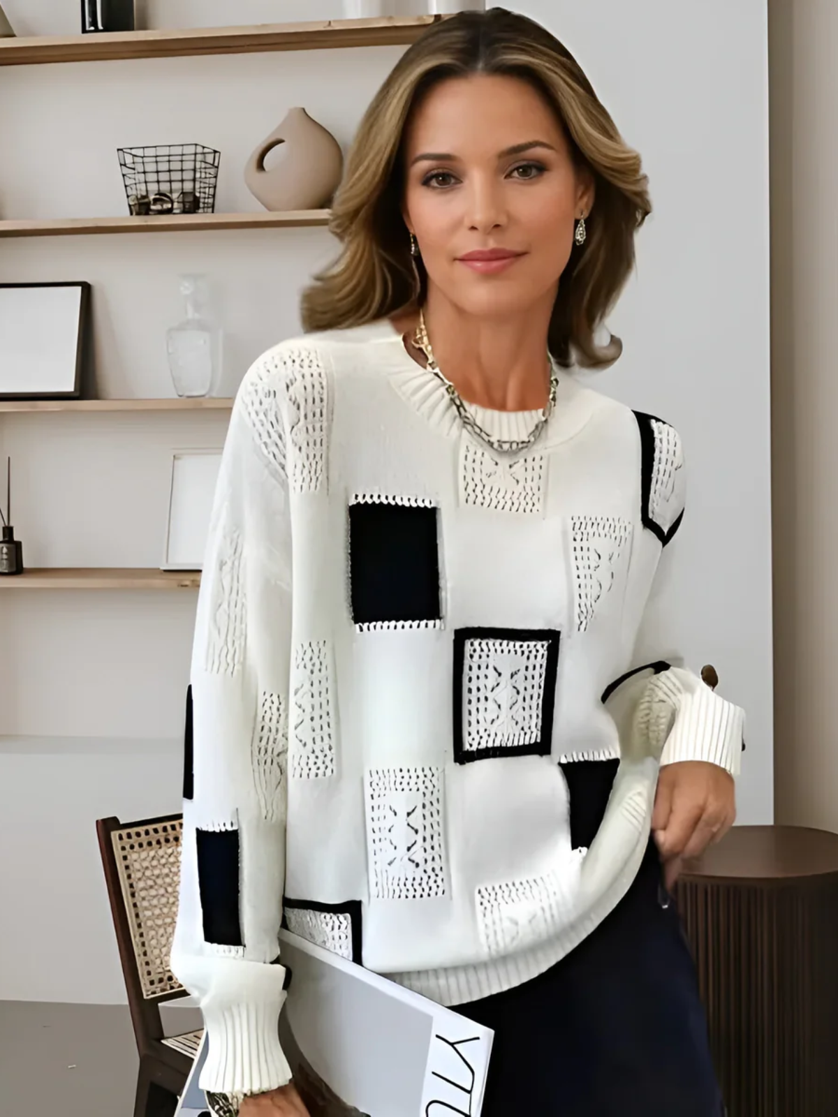 Jesie-London Lydia women's spring casual relaxed fit top shown in a natural fabric and design with short sleeves and a soft color.